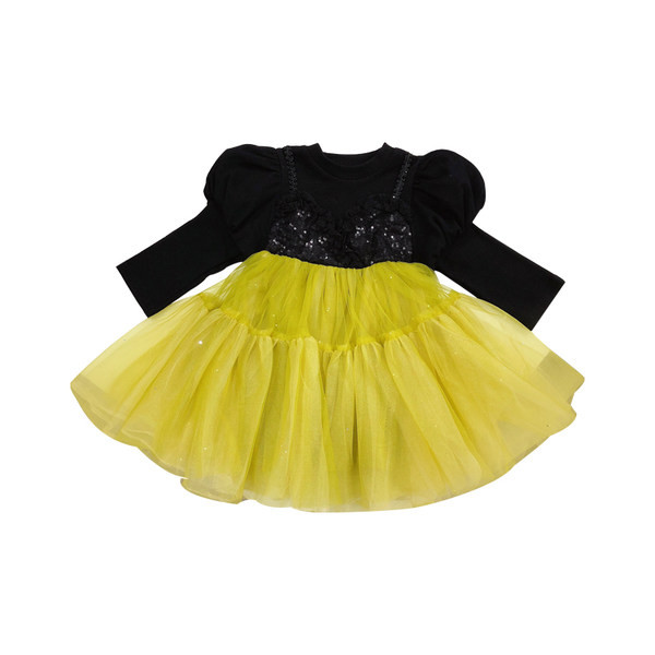 Rochie pentru copii la modă cu mâneci lungi