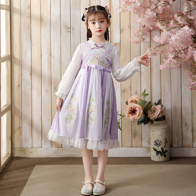 Rochie pentru fete cu broderie