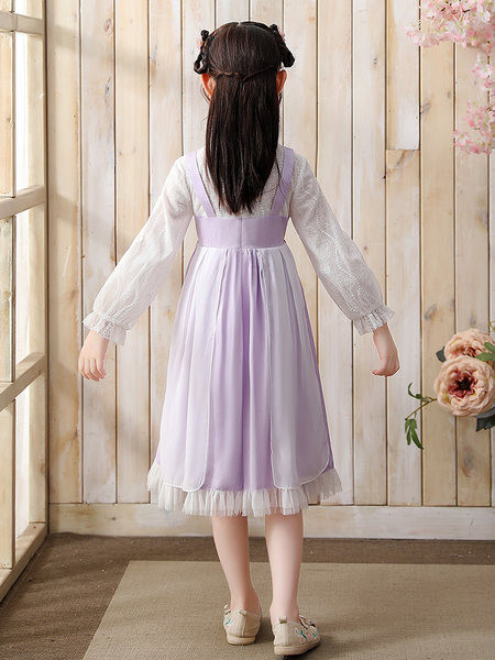 Rochie pentru fete cu broderie