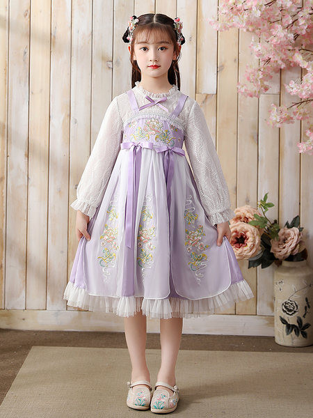 Rochie pentru fete cu broderie