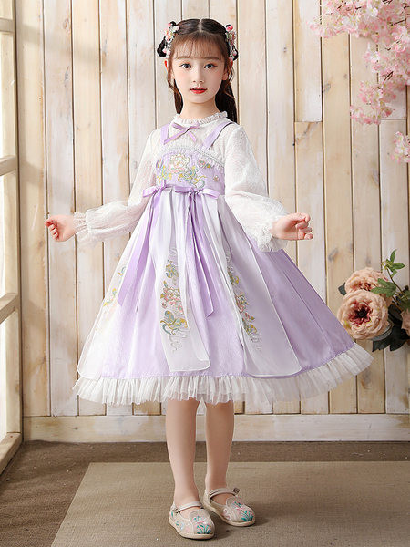 Rochie pentru fete cu broderie