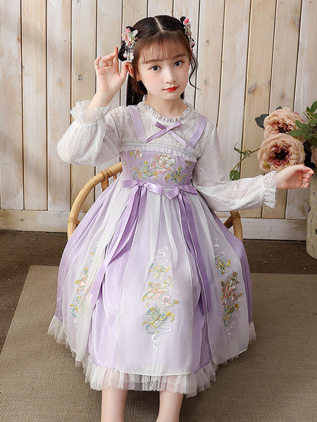 Rochie pentru fete cu broderie