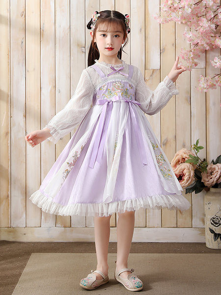 Rochie pentru fete cu broderie