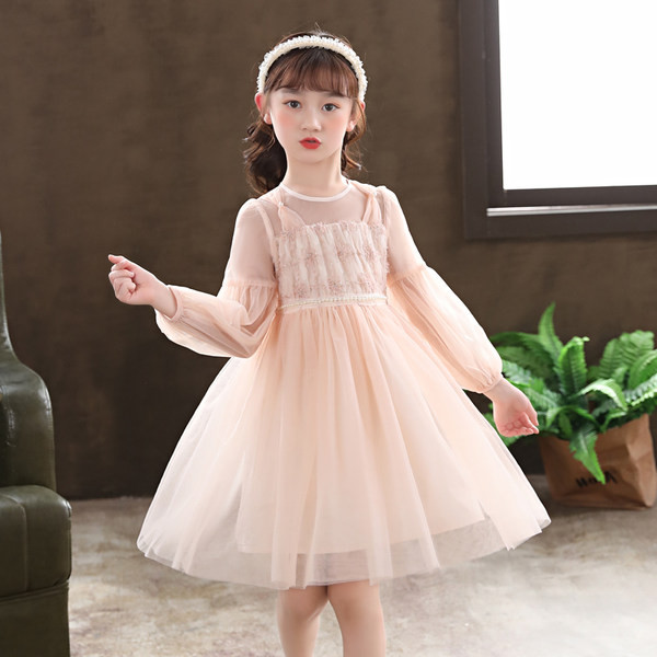 Rochie Printesa Copii Toamna Iarna Maneca Lunga Pentru Fete