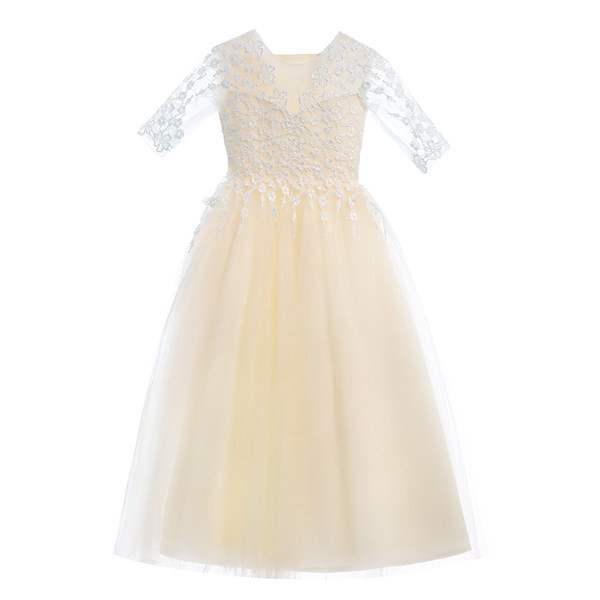 Elegantna dječja haljina s vezom