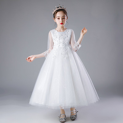 Novi model haljine za djevojčice sa vezom i trakom