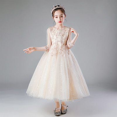 Novi model haljine za djevojčice sa vezom i trakom