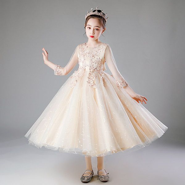 Novi model haljine za djevojčice sa vezom i trakom