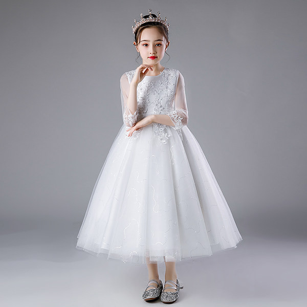 Novi model haljine za djevojčice sa vezom i trakom