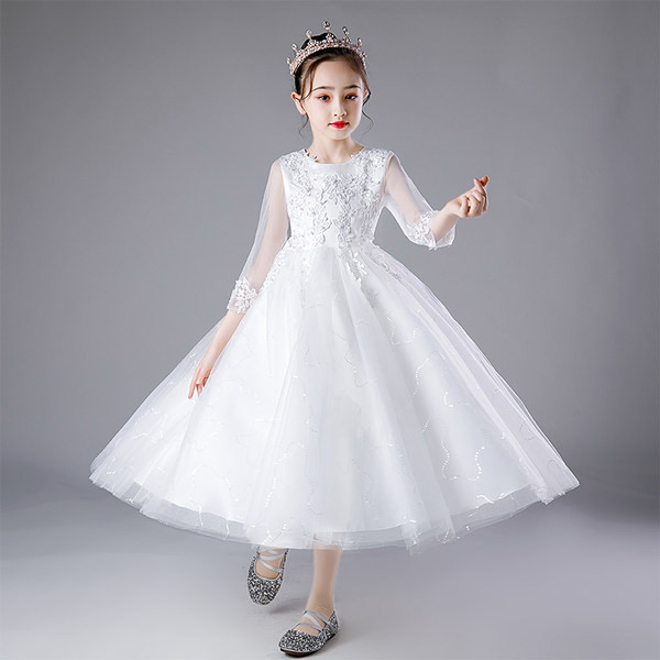 Novi model haljine za djevojčice sa vezom i trakom