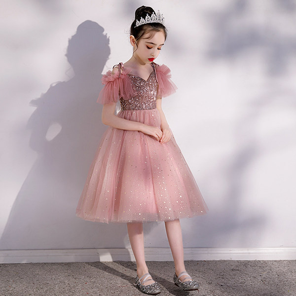 Vaikiška princesė vakarinė suknelė mergaitėms