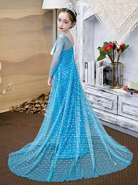 Dječja elegantna haljina sa šljokicama i kamenčićima