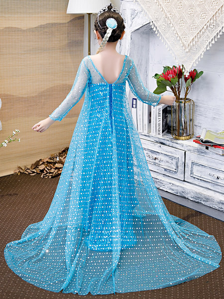 Dječja elegantna haljina sa šljokicama i kamenčićima