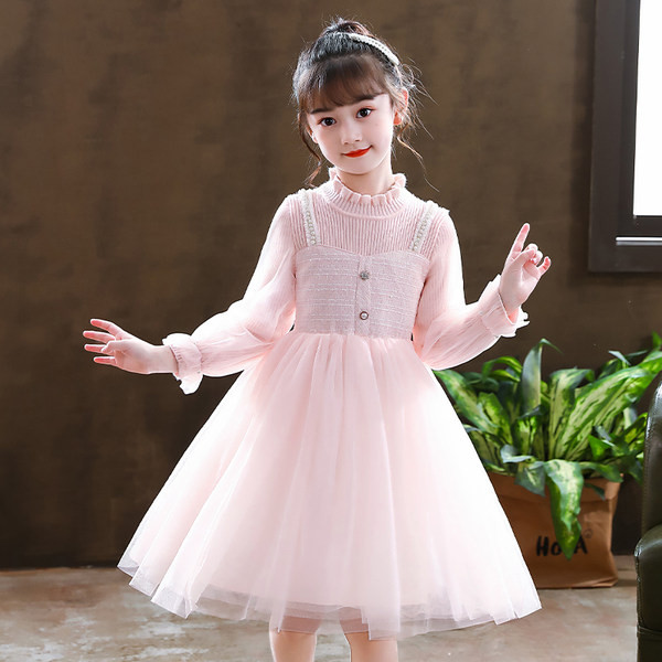 Rochie eleganta pentru copii cu nasture