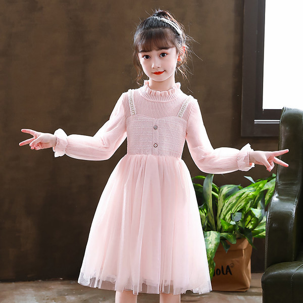 Rochie eleganta pentru copii cu nasture