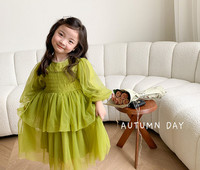 Ležerna haljina dugih rukava za djevojčice