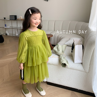 Ležerna haljina dugih rukava za djevojčice