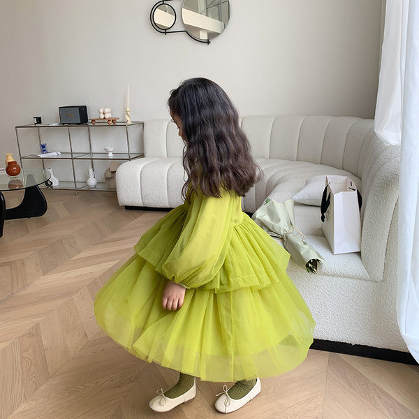 Ležerna haljina dugih rukava za djevojčice