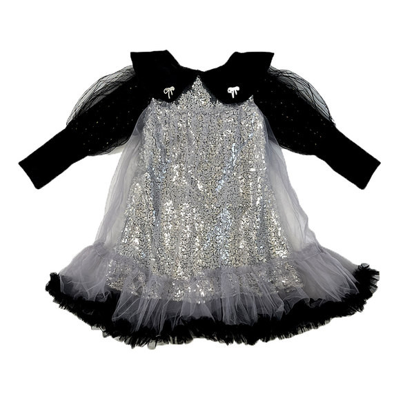 Ruha lányoknak szalaggal és flitterrel