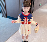 Παιδικό φόρεμα για κορίτσια με 3D εφέ