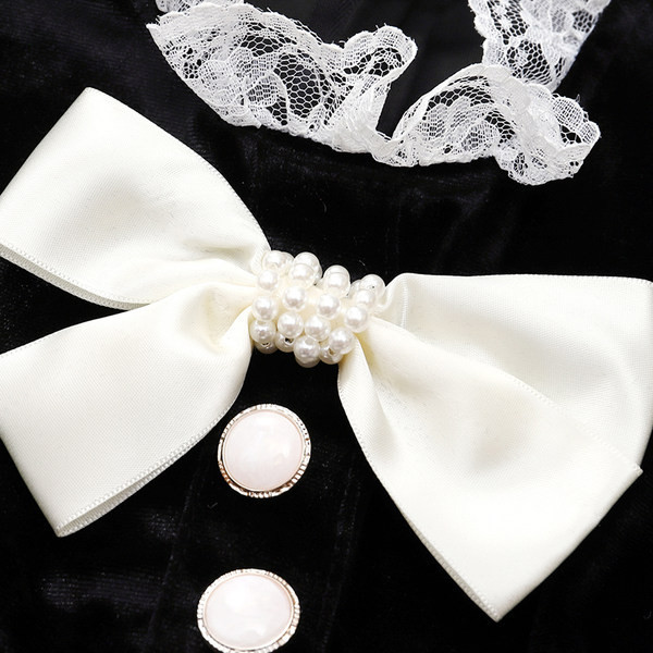 Modna dječja haljina s trakom i gumbima za djevojčice