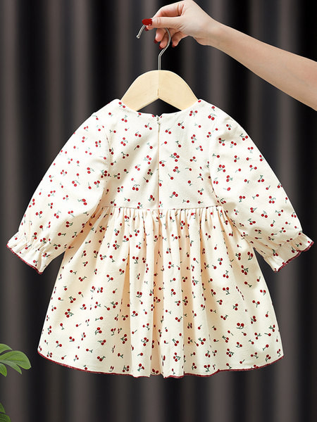 Modna dječja haljina s trakom za djevojčice