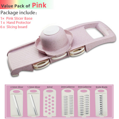 Zöldségreszelő Zöldségszeletelők Aprítógépek Multiszeletelő Hámozó Sárgarépa Gyümölcs 6 az 1-ben Gadgets Zöldségvágó eszközök