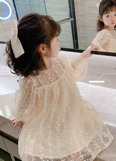 Rochie pentru copii model lat cu broderie