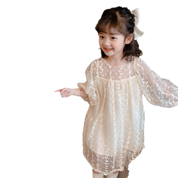 Rochie pentru copii model lat cu broderie