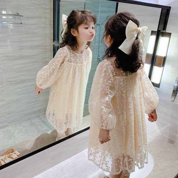 Rochie pentru copii model lat cu broderie