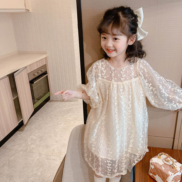 Rochie pentru copii model lat cu broderie