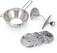 Ανοξείδωτο ατσάλι Potato Masher Vegetable Fruits Puree Tool Pumpkin Grinder Manual Food Mashing Kitchen Accessories