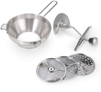 Ανοξείδωτο ατσάλι Potato Masher Vegetable Fruits Puree Tool Pumpkin Grinder Manual Food Mashing Kitchen Accessories