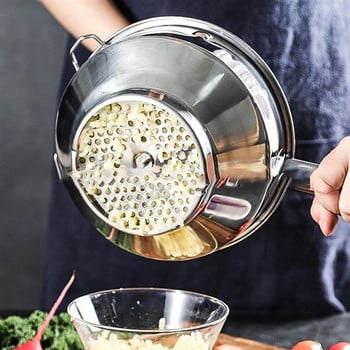 Ricer от неръждаема стомана Професионална машина за картофи Ръчна сокоизстисквачка Преса Food Ricer Многофункционални кухненски инструменти