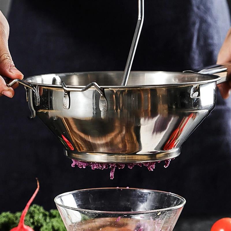 Nerūdijančio plieno bulvių trintuvas Profesionalus bulvių trintuvas rankinė sulčiaspaudė spaustuvė, presas maisto trintuvas Daugiafunkciniai virtuvės įrankiai