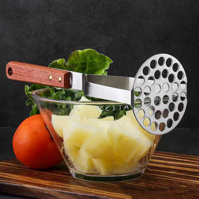 1 db rozsdamentes acél burgonyanyomó rizs fokhagymaprés gyömbér daráló iszapprés nagynyomású gép konyhai gyümölcs zöldség szerszámok