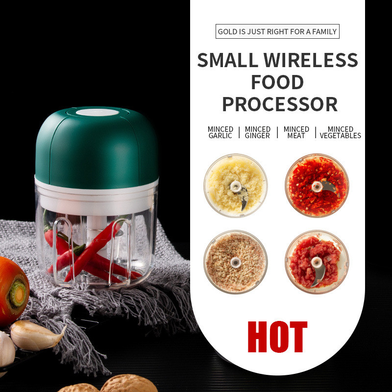 Batător electric de usturoi, gătit alimente complementare, agitator de usturoi, mașină de tocat usturoi portabilă de uz casnic, mașină de tocat carne tocată USB