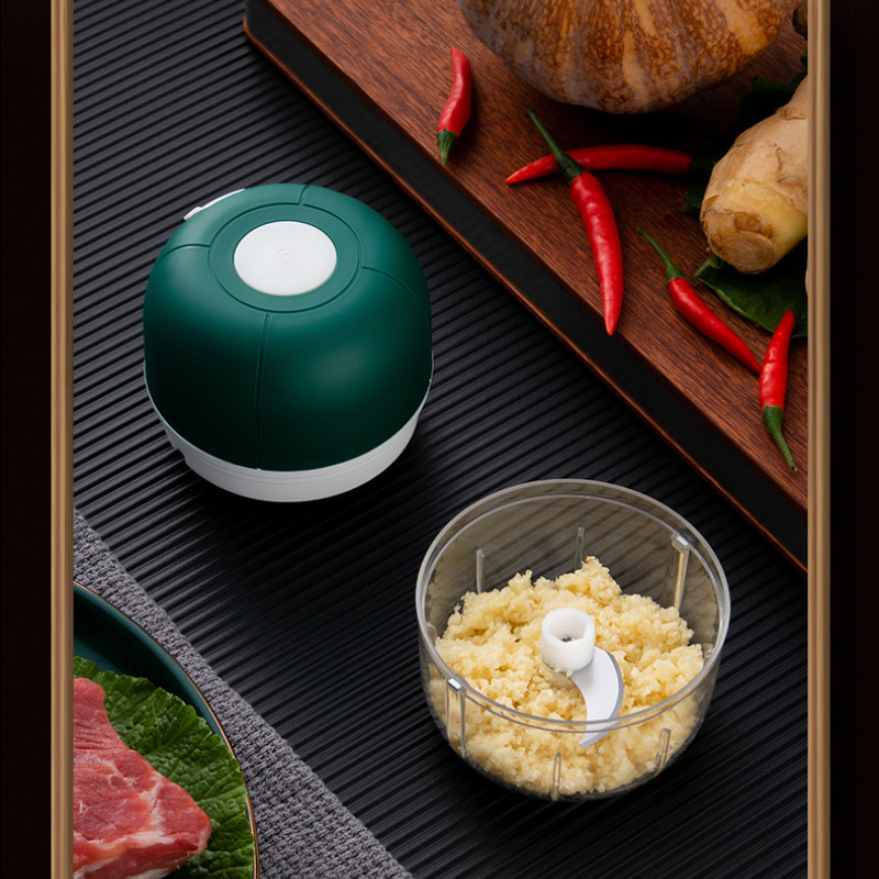 Batător electric de usturoi, gătit alimente complementare, agitator de usturoi, mașină de tocat usturoi portabilă de uz casnic, mașină de tocat carne tocată USB