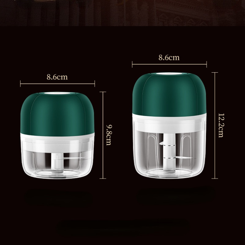 Batător electric de usturoi, gătit alimente complementare, agitator de usturoi, mașină de tocat usturoi portabilă de uz casnic, mașină de tocat carne tocată USB