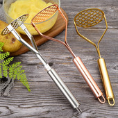 Préselt burgonyatörő rizspüré-léfőző rozsdamentes acél burgonyanyomó burgonyadaráló főző gyümölcs eszközök konyhai eszköz