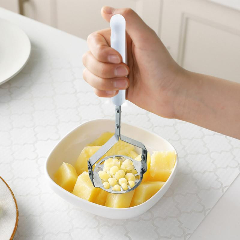 Préselt burgonyatörő rizspüré-léfőző rozsdamentes acél burgonyanyomó burgonyadaráló főző gyümölcs eszközök konyhai eszköz