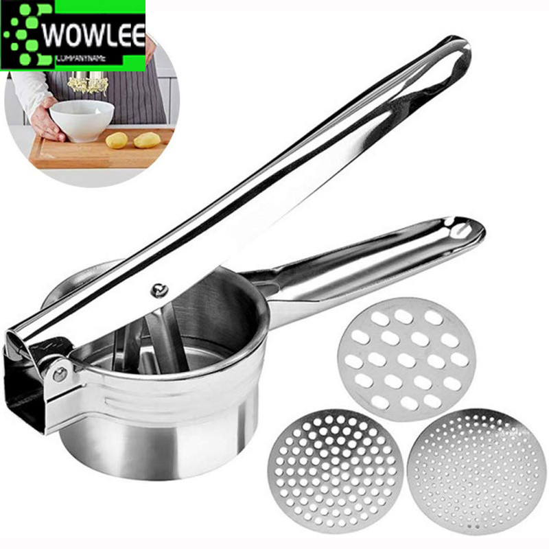 Acél kézi facsaró prés Burgonya préselés bébiétel-kiegészítők Burgonyanyomók és facsarók Konyhai eszközök