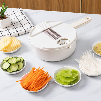 Πολλαπλών λειτουργιών Σαλάτα Uten Κόφτης λαχανικών Καρότα Πατάτες κομμένο χειροκίνητα Τρίφτης για την κουζίνα Εργαλείο λαχανικών