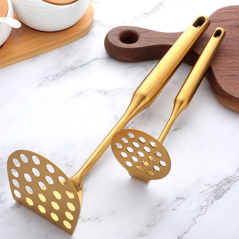 1/2 bucăți din oțel inoxidabil pentru zdrobire de cartofi, piure, usturoi, presare pentru legume, fructe, sucuri, gadget, accesorii de bucătărie