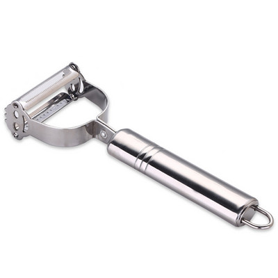 Dva-u-jednom višenamjenska ribalica od nehrđajućeg čelika za krumpir, krastavac, mrkva Julienne Gulilica za povrće Gulilica za voće Rezač za povrće