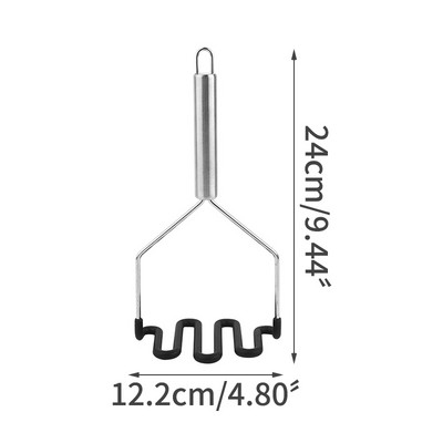 Konyhai eszközök Burgonyanyomó Rozsdamentes acél Lila Burgonyanyomó Szilikon Háztartási cikkek Főzőeszközök Otthoni kellékek Nagy