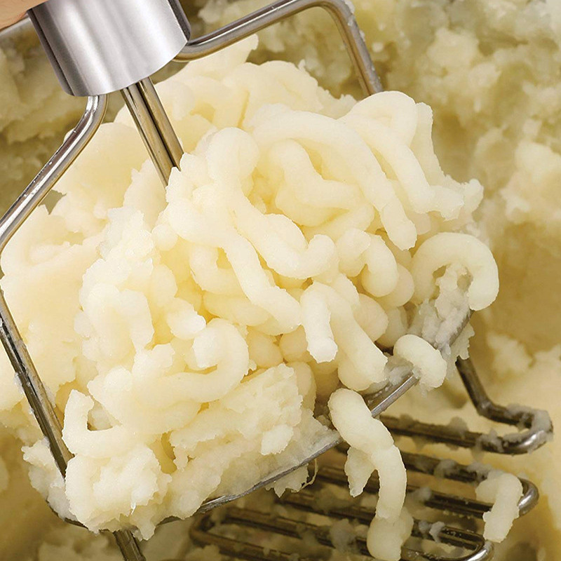 Gnječilica za krumpir od nehrđajućeg čelika drobilica pire krumpira alat za voće i povrće drobilica za stiskanje kuhinjski artefakt