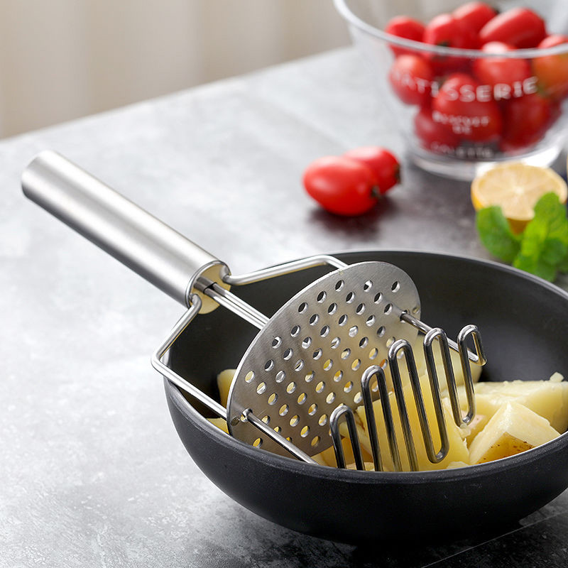 Gnječilica za krumpir od nehrđajućeg čelika drobilica pire krumpira alat za voće i povrće drobilica za stiskanje kuhinjski artefakt