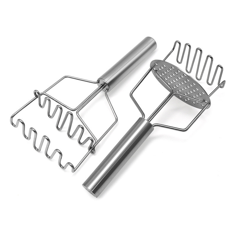 Gnječilica za krumpir od nehrđajućeg čelika drobilica pire krumpira alat za voće i povrće drobilica za stiskanje kuhinjski artefakt