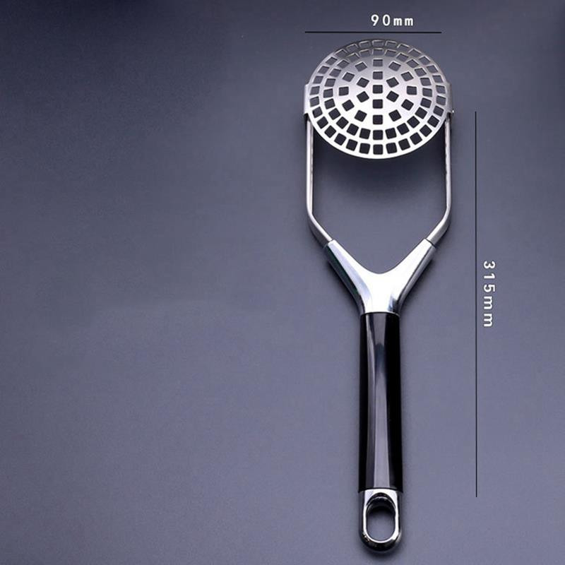 1kom Gnječilica za krumpir od nehrđajućeg čelika Srebrna sklopiva zadebljana ručna gnječilica Kuhinjska gnječilica Kuhinjski dodaci